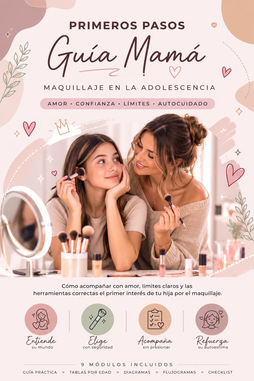PRIMEROS PASOS
Guía Mamá
MAQUILLAJE EN LA ADOLESCENCIA