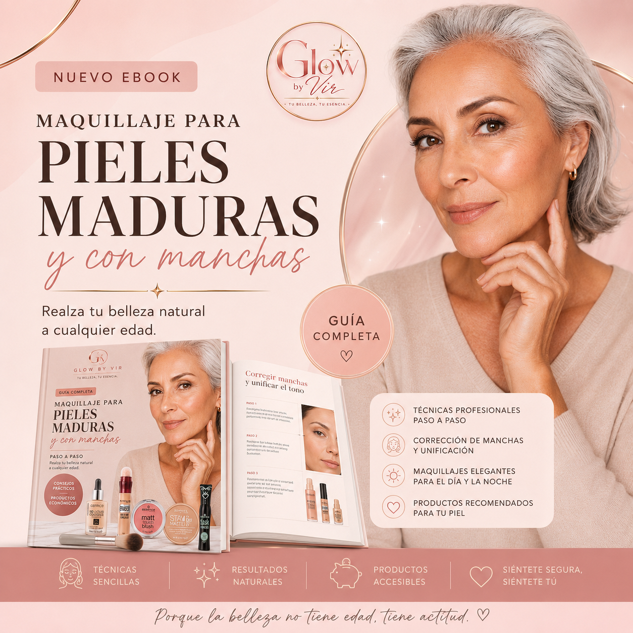 Maquillaje para piel madura y con manchas
